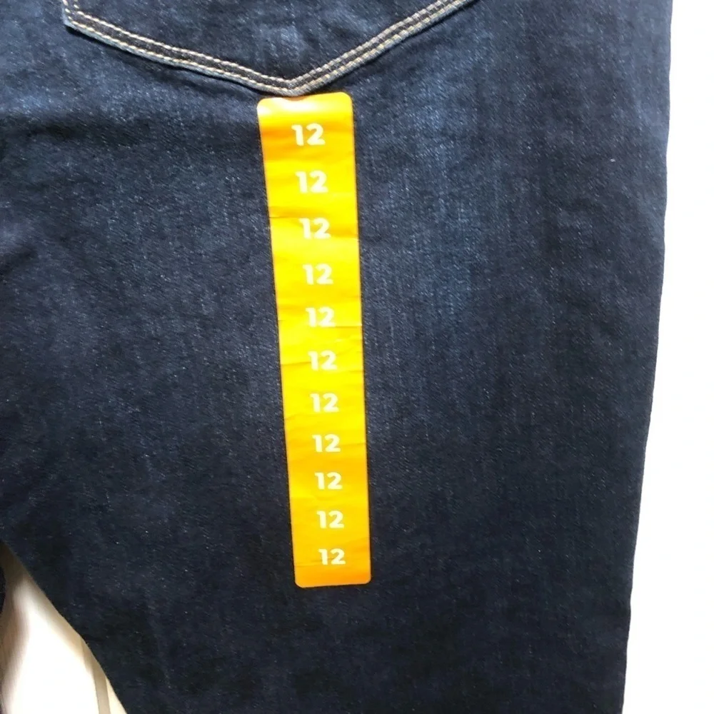 NWT Lucky Brand Dark Wash High Rise Flare Pants Size 12